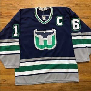 Vintage 90s CCM Hartford Whalers Pat Verbeek Maska NHL Hockey Jersey M